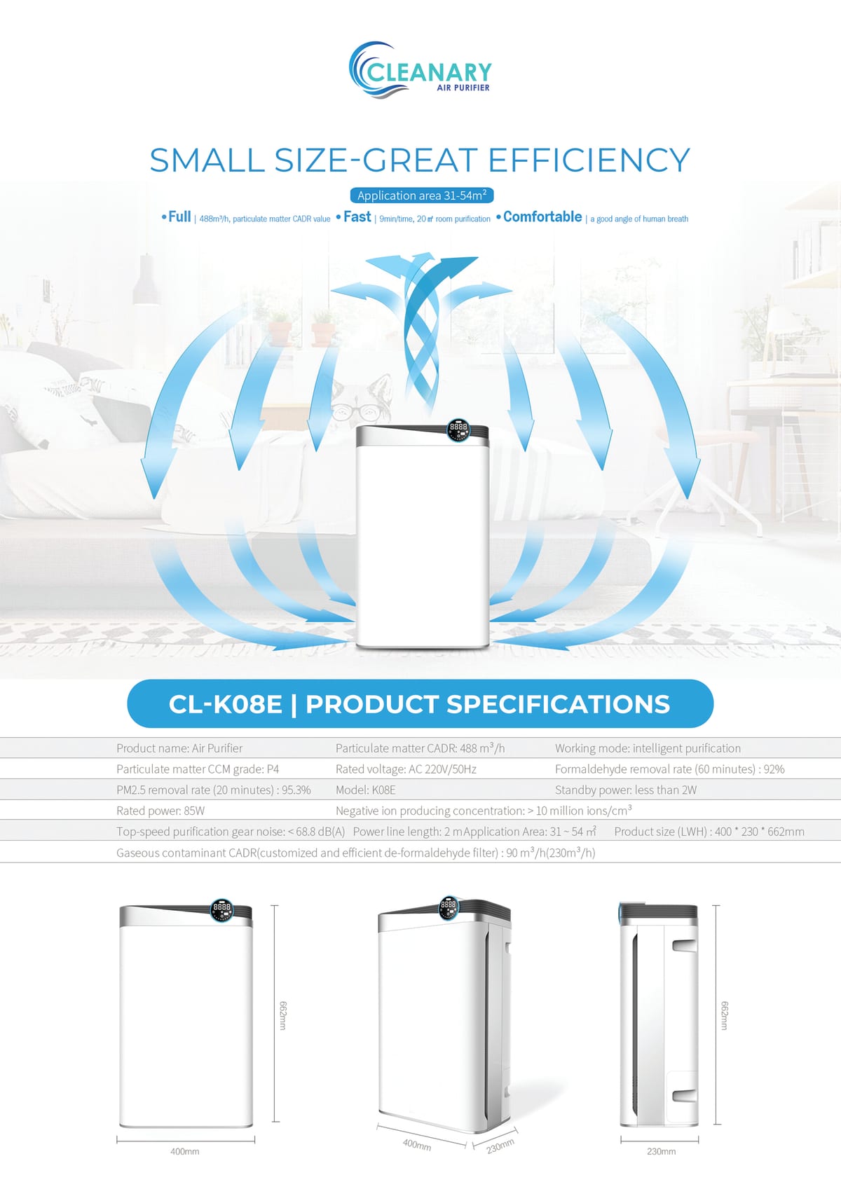 Cleanary CLK08E (Flagship) — 1